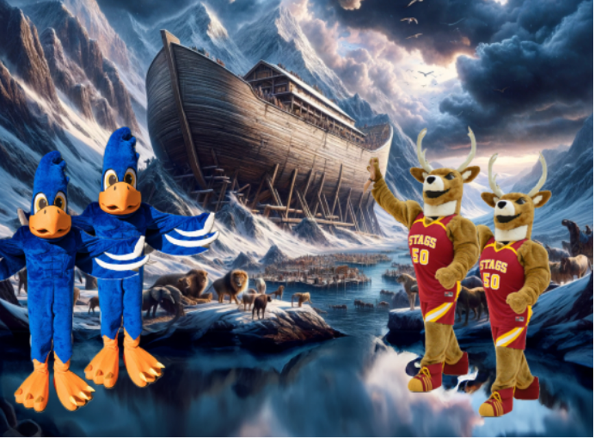 Noah Takes Two Cecils and Two Stags on Ark as 5Cs Drown in God’s Wrath