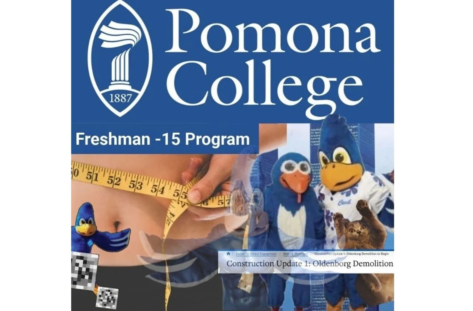 Pomona College to Implement New “Freshman -15 Program”